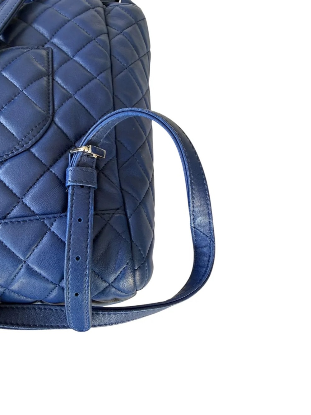 Chanel Lambskin Quilted Urban Spirit Backpack Blue - Picture 6 of 8